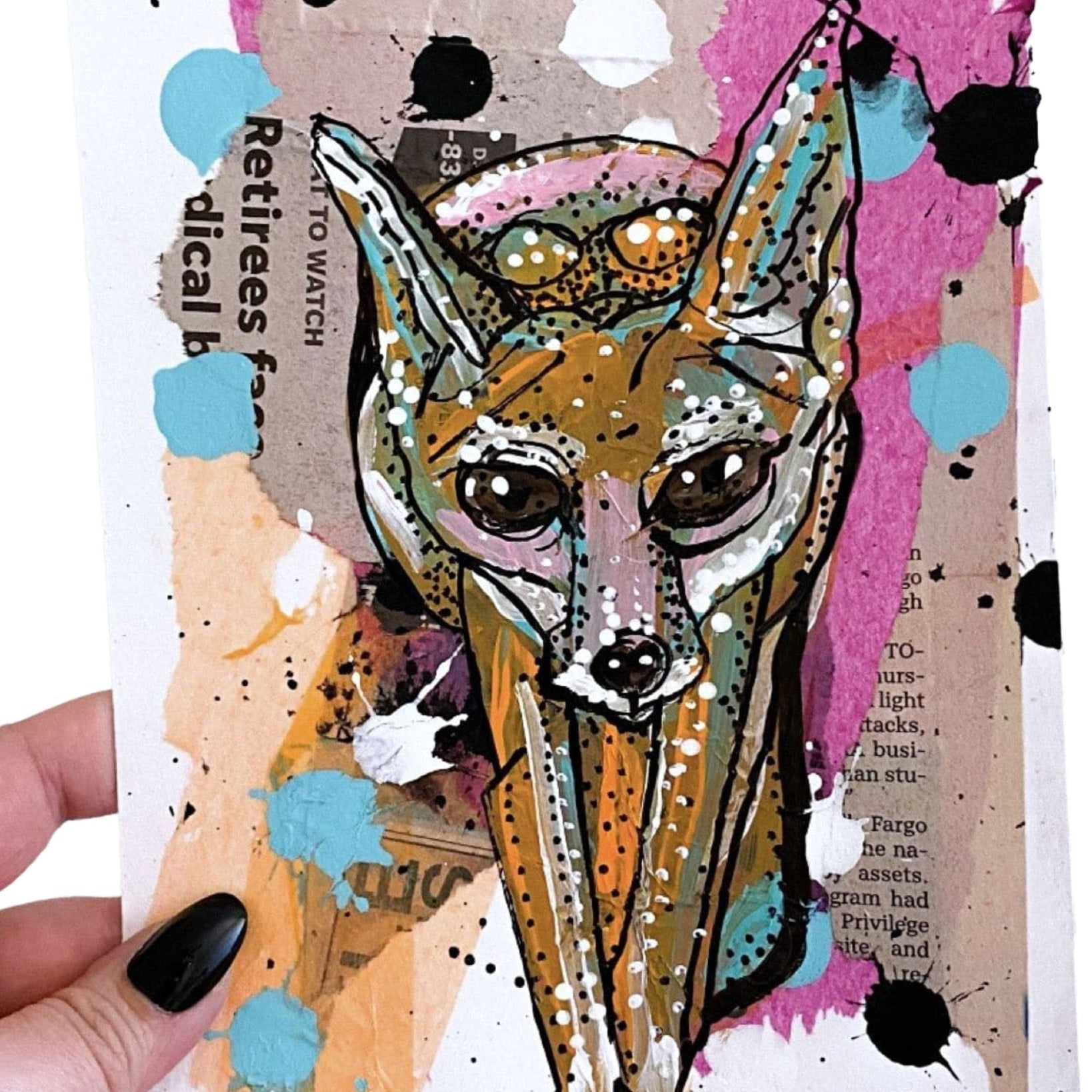 Arctic Fox - Heather Freitas - fine art home deccor