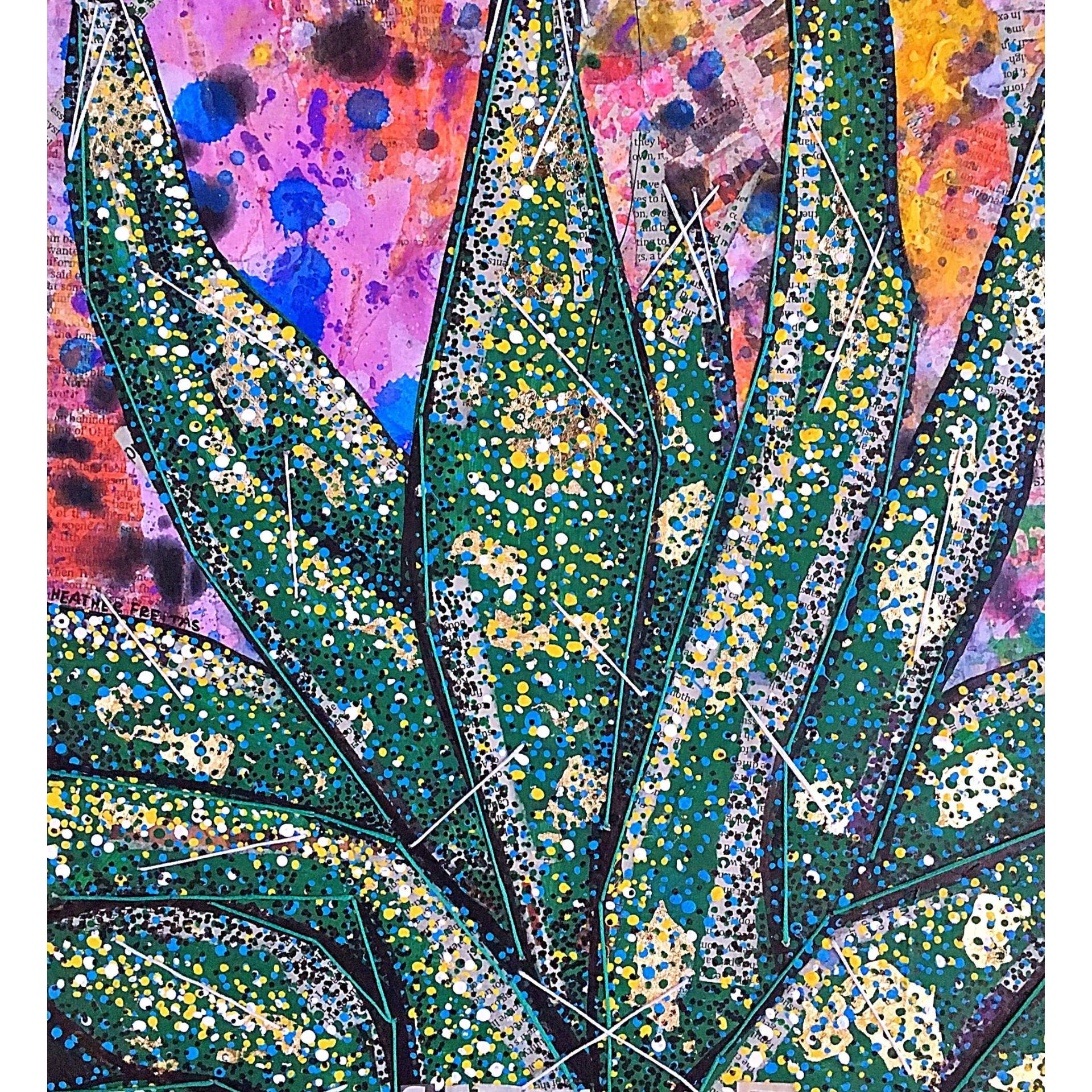Arizona Striped Agave - Heather Freitas - fine art home deccor
