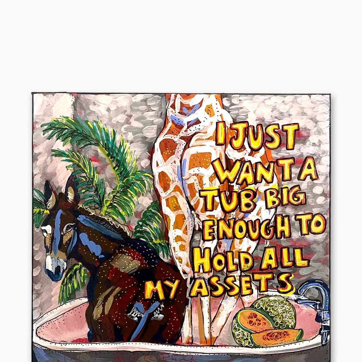 Assets ( Original Painting ) - Heather Freitas - fine art home deccor