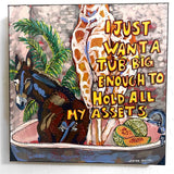 Assets ( Original Painting ) - Heather Freitas - fine art home deccor