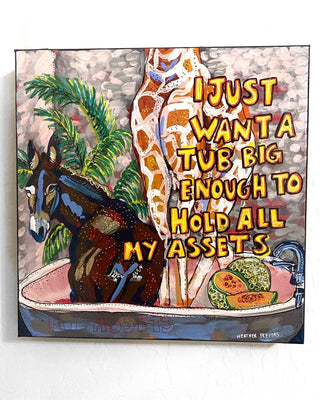Assets ( Original Painting ) - Heather Freitas - fine art home deccor