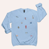Coastal Icon Unisex Crew Neck Sweatshirt