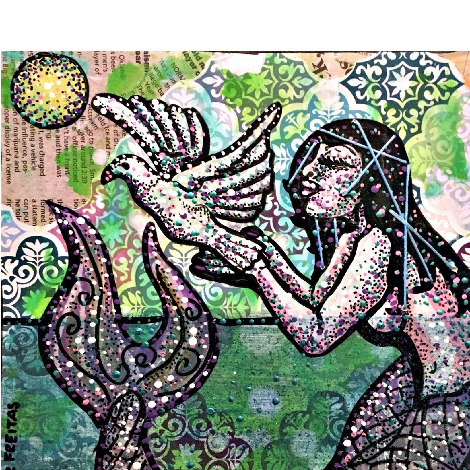 Back To Goddess - Heather Freitas - fine art home deccor