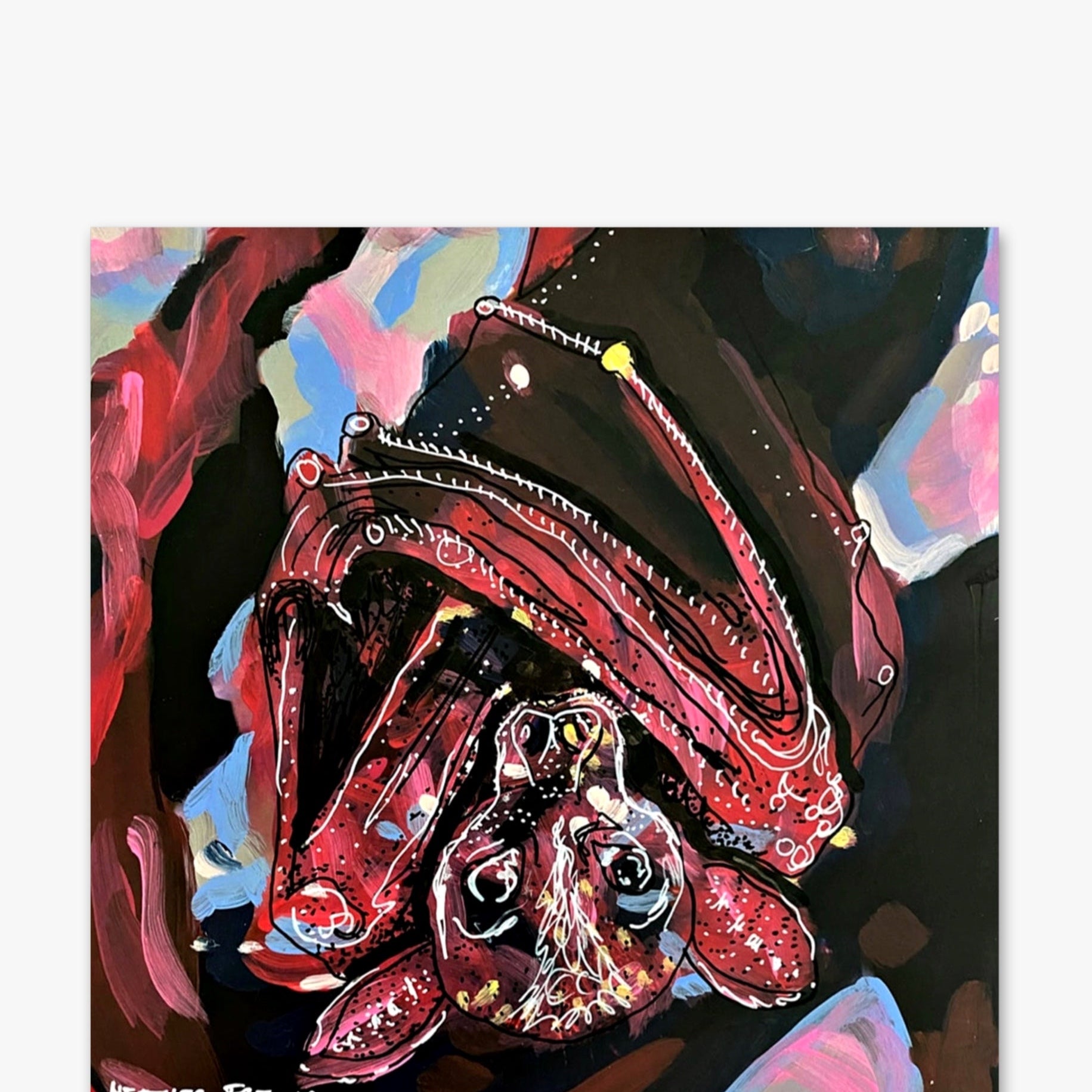 Bat - Heather Freitas - fine art home deccor