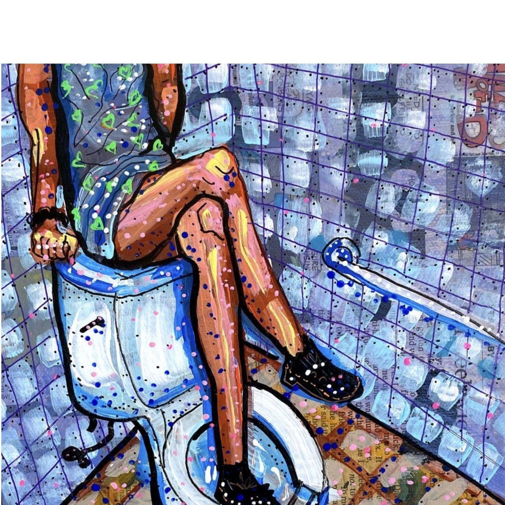 Bathroom Study - Heather Freitas - fine art home deccor