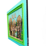 Be A Badass Elephant Animal Butt Edition ( Original Painting ) - Heather Freitas - fine art home deccor