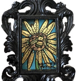 Bee On Sunflower mini - Heather Freitas - fine art home deccor