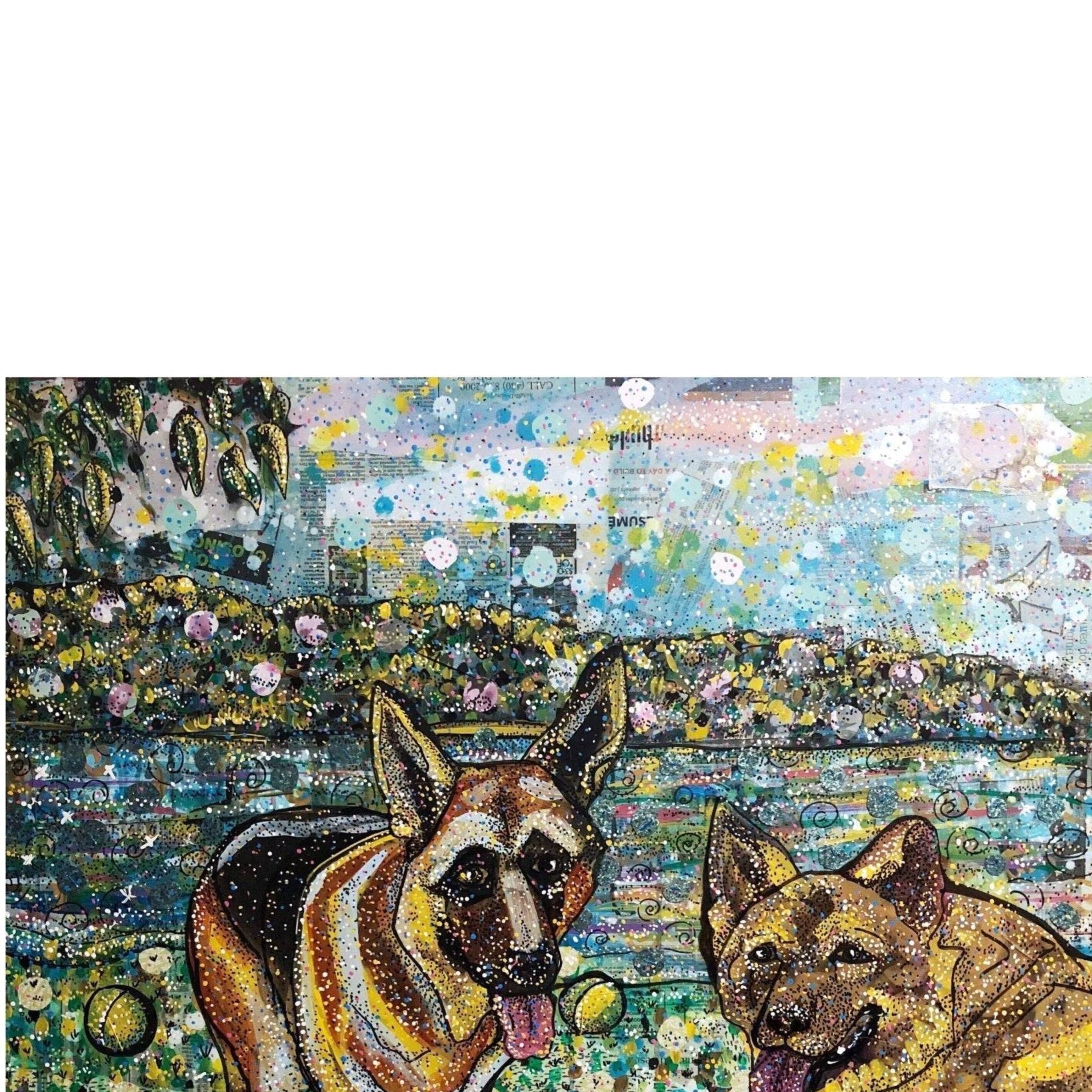 Bernie & Gertie - Heather Freitas - fine art home deccor
