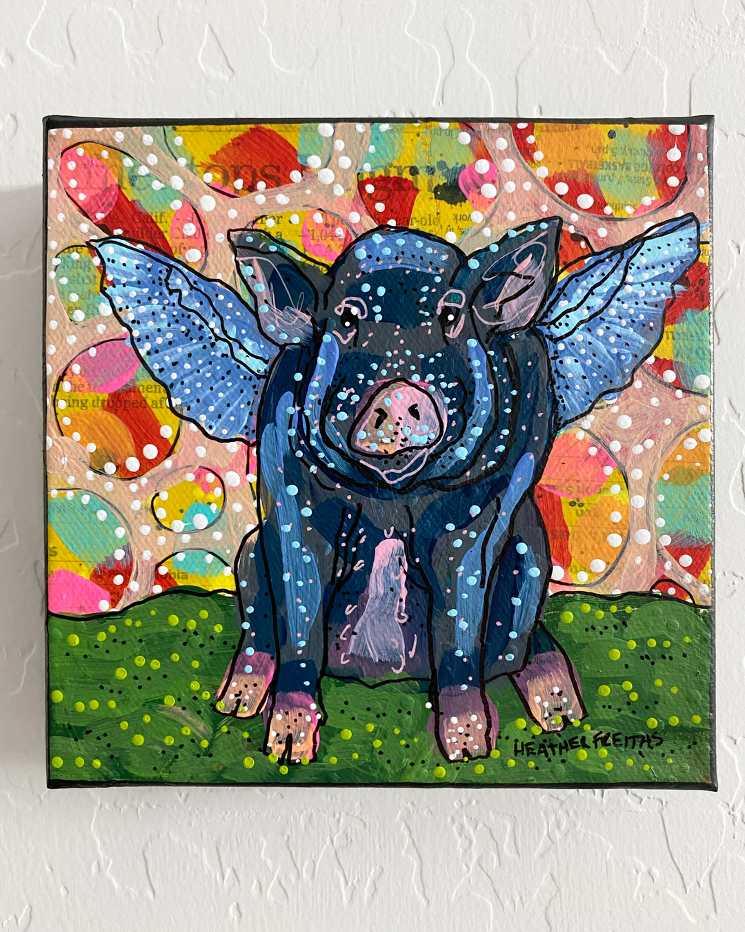 Big Momma Flying Pig ( Original Painting )