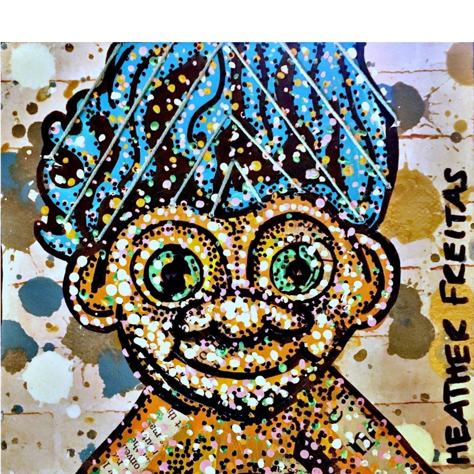 Bla Troll - Heather Freitas - fine art home deccor