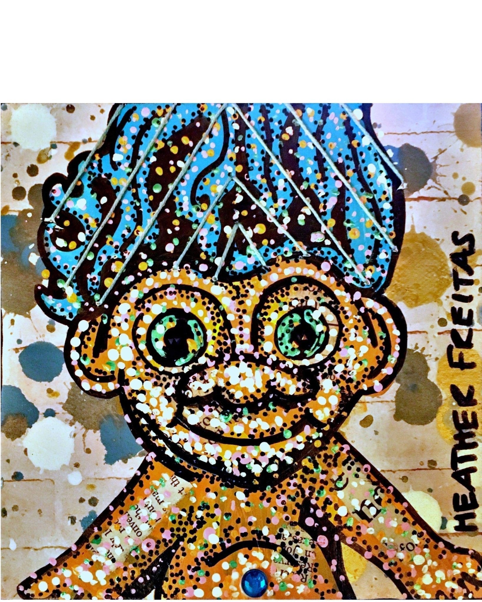 Bla Troll - Heather Freitas - fine art home deccor