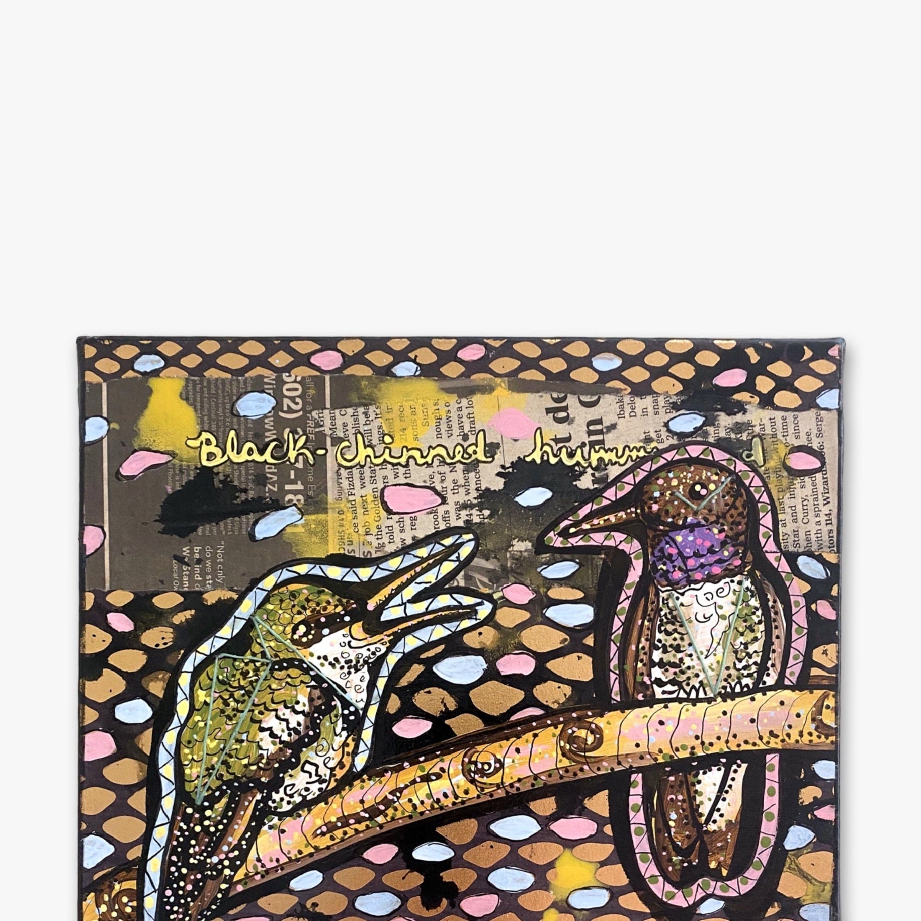 Black- Chinned Hummingbird ( was on view at Roswell Museum Of Art) - Heather Freitas - fine art home deccor
