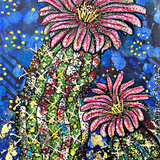 Black Lace Cactus - Heather Freitas - fine art home deccor