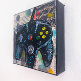 Black N64 Remote - Heather Freitas - fine art home deccor