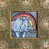 Black Rhino - Heather Freitas - fine art home deccor