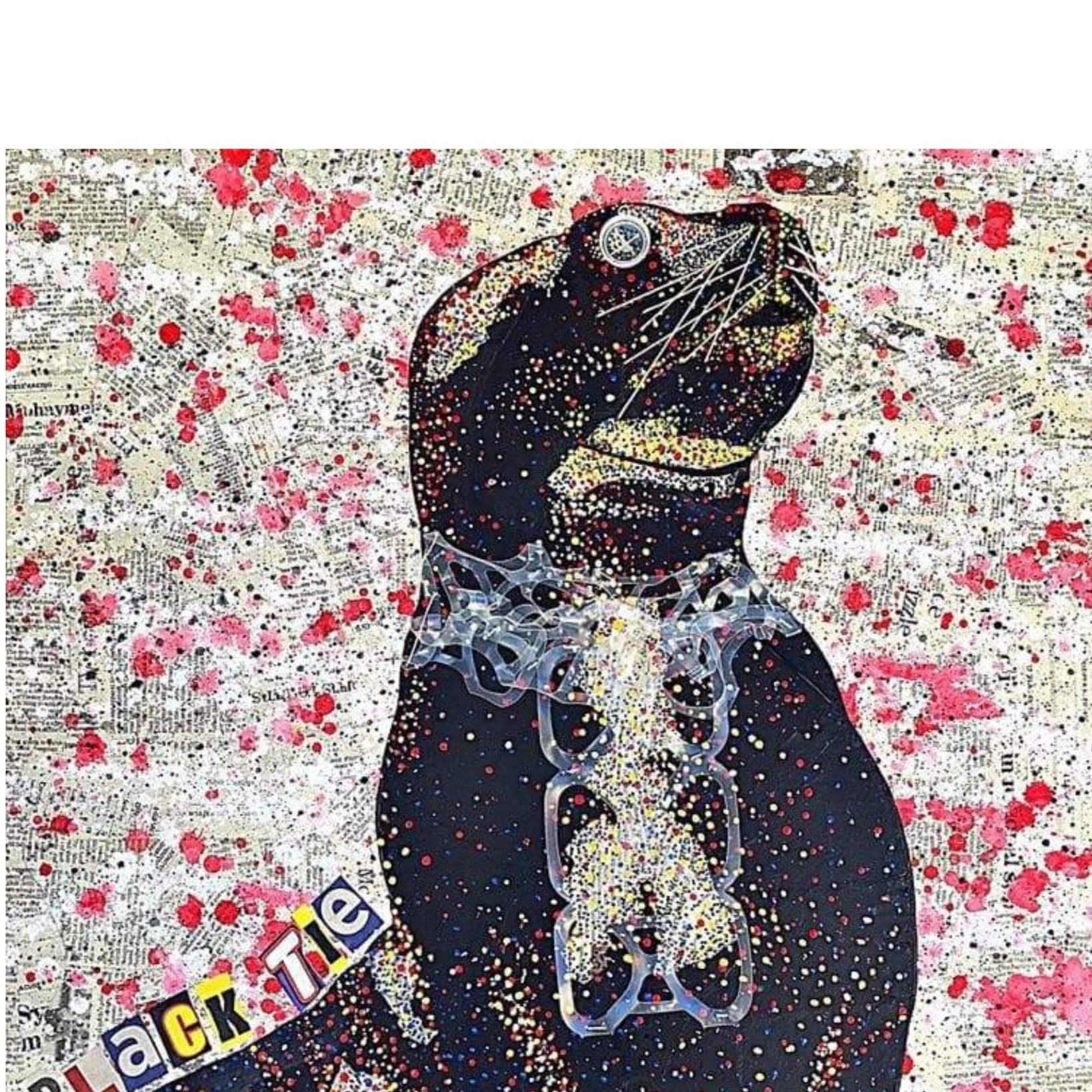 Black Tie - Heather Freitas - fine art home deccor