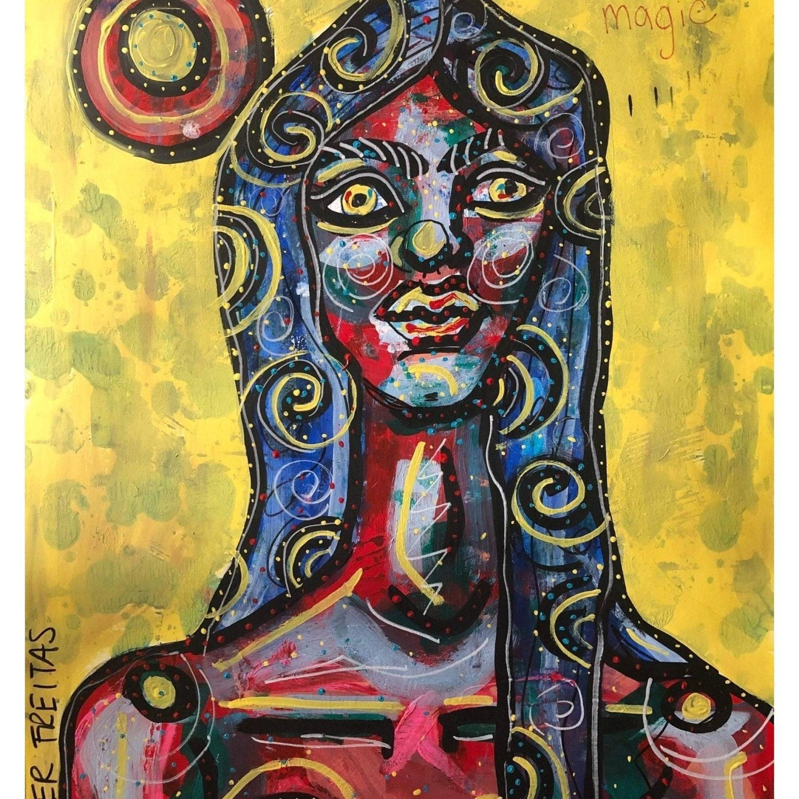 Blood Moon - Heather Freitas - fine art home deccor
