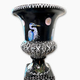 Blue Heron Lakeside Urn - Heather Freitas - fine art home deccor