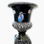 Blue Heron Lakeside Urn - Heather Freitas - fine art home deccor