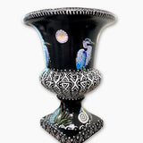 Blue Heron Lakeside Urn - Heather Freitas - fine art home deccor