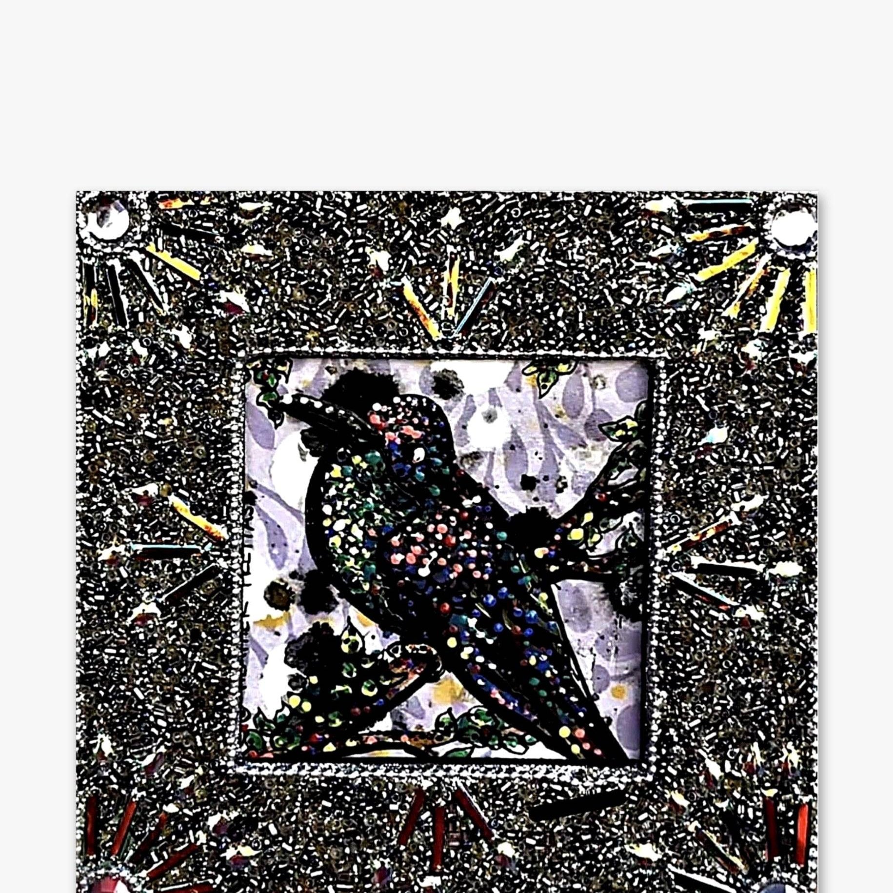 Blue Hummingbird - Heather Freitas - fine art home deccor
