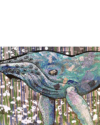 Blue Whale - Heather Freitas - fine art home deccor
