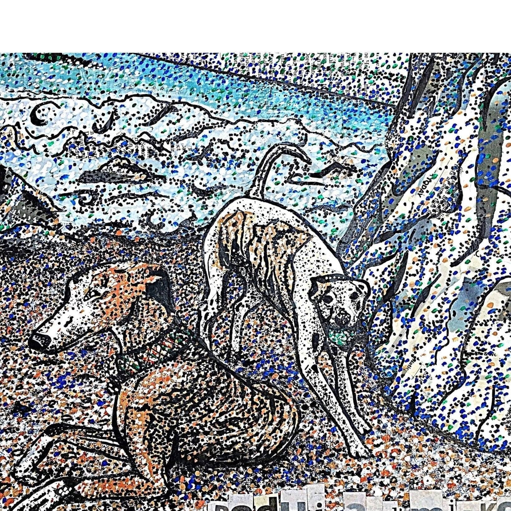 Bodhi and Mieko - Heather Freitas - fine art home deccor
