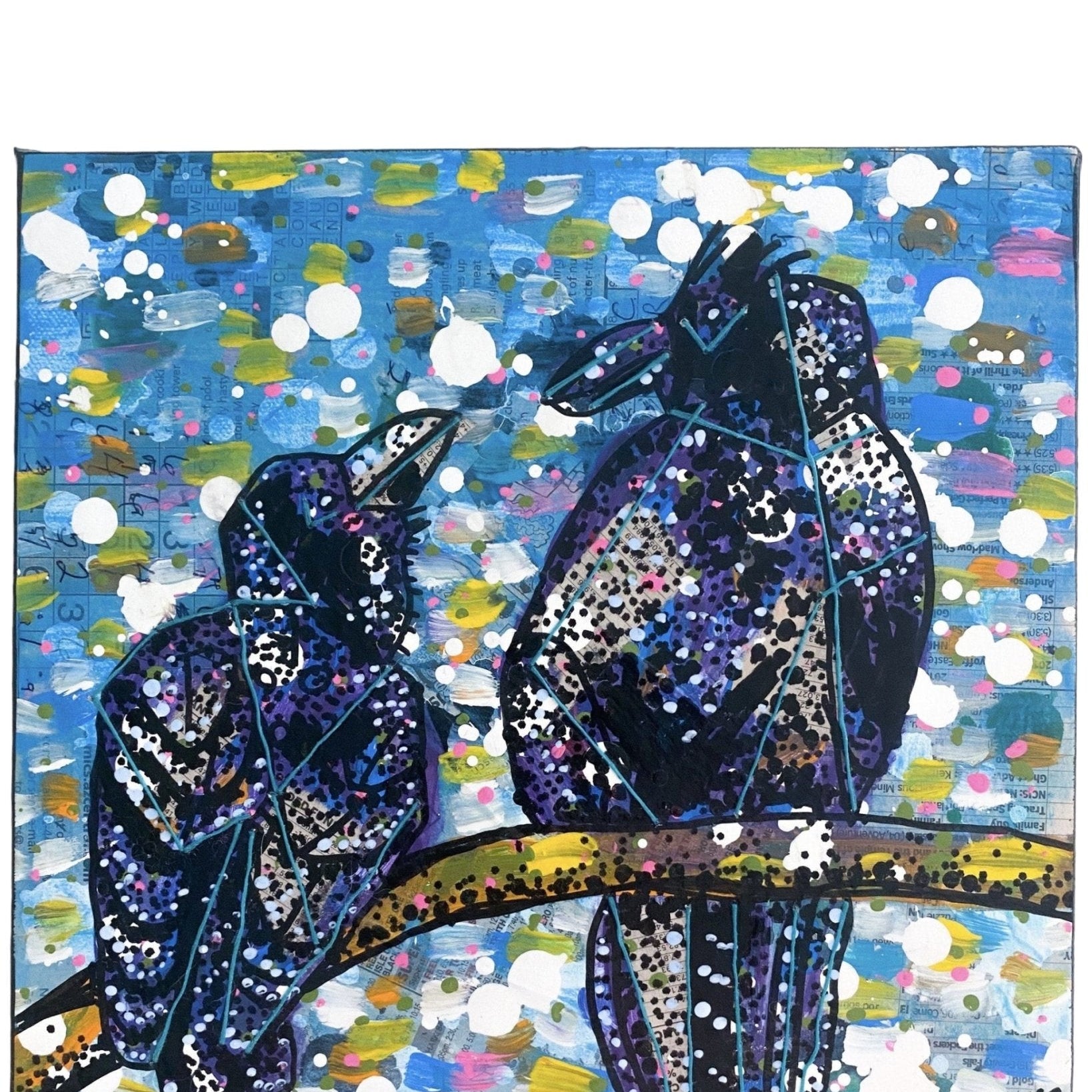 Bonded Ravens - Heather Freitas - fine art home deccor