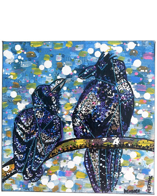 Bonded Ravens - Heather Freitas - fine art home deccor