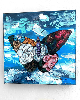 Breath Of Fresh Air Butterfly ( Original Painting ) - Heather Freitas - fine art home deccor