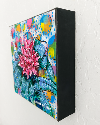 Bromeliad ( Original Painting ) - Heather Freitas - fine art home deccor