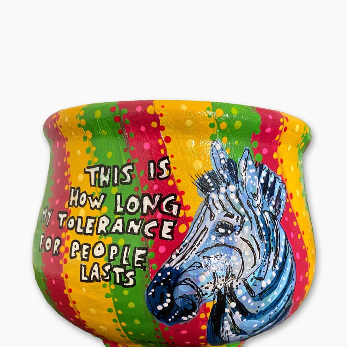 Bubblegum Planter - Heather Freitas - fine art home deccor