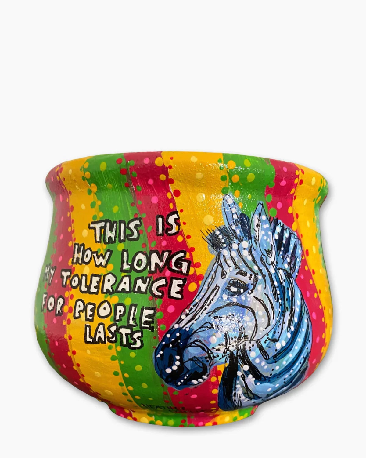 Bubblegum Planter - Heather Freitas - fine art home deccor