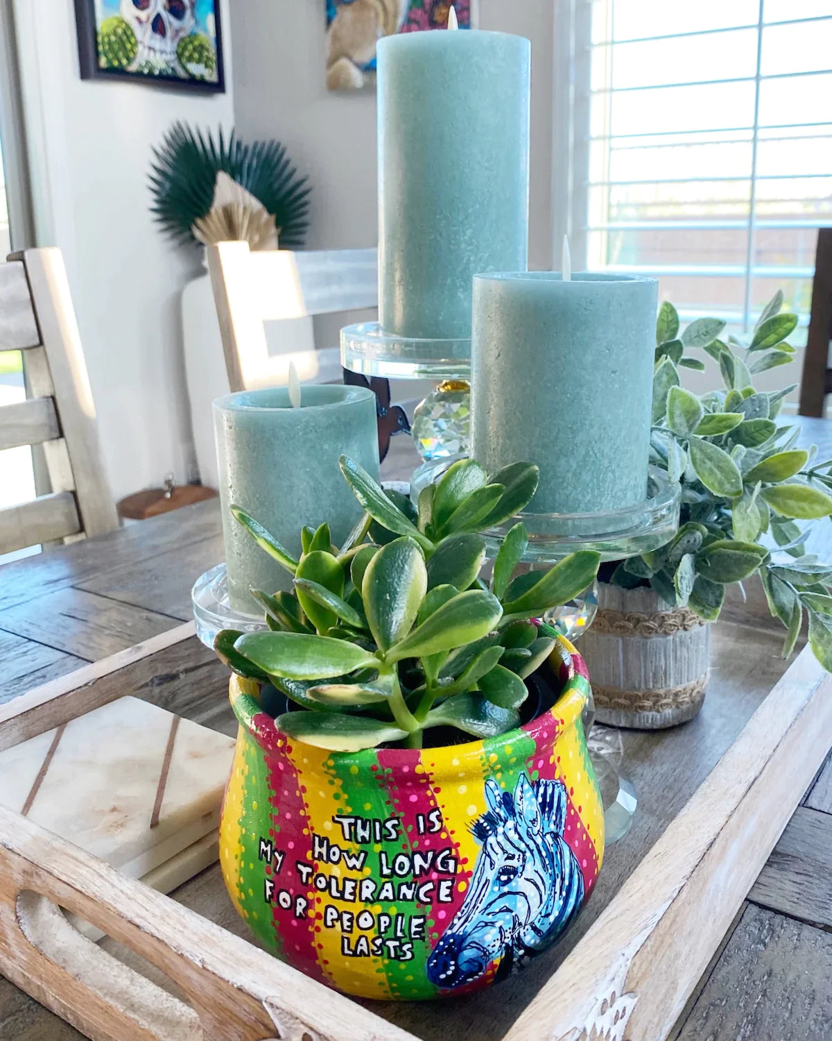 Bubblegum Planter - Heather Freitas - fine art home deccor