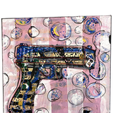 Bubbles Not Bullets - Heather Freitas - fine art home deccor
