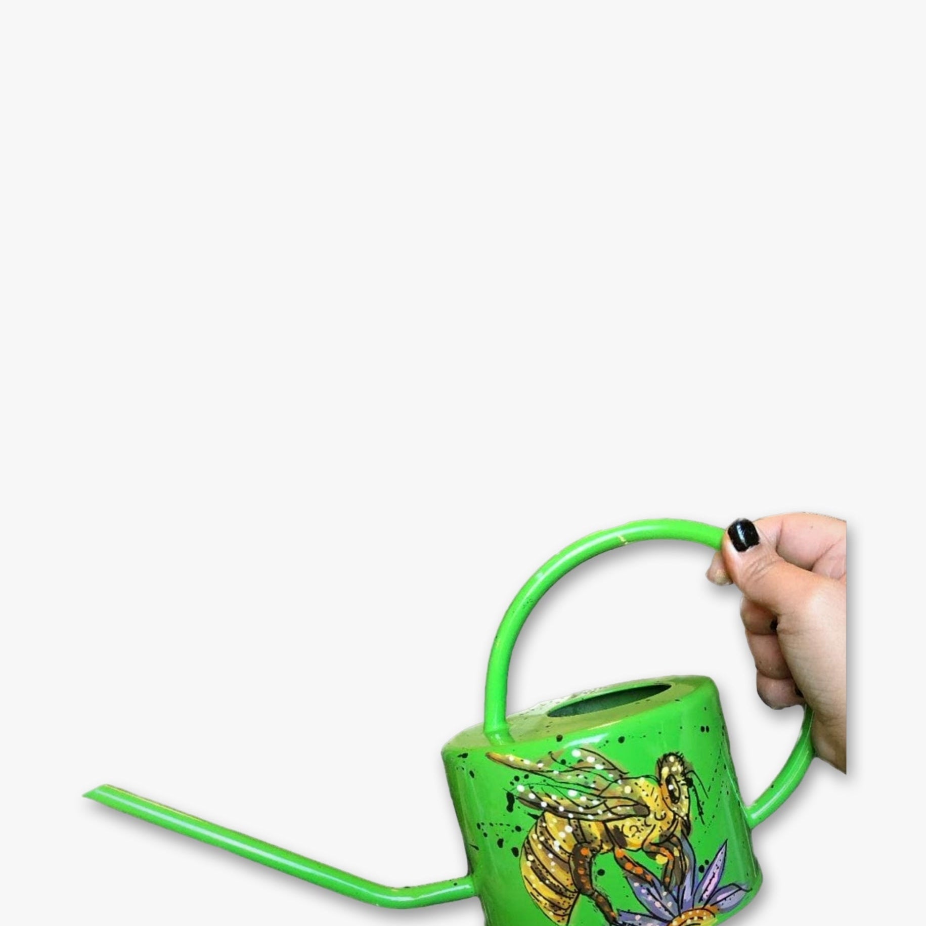 Bumblebee watering can - Heather Freitas - fine art home deccor