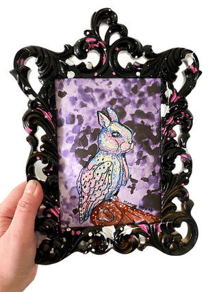 Bunny Owl - Oddities Collection - Heather Freitas - fine art home deccor