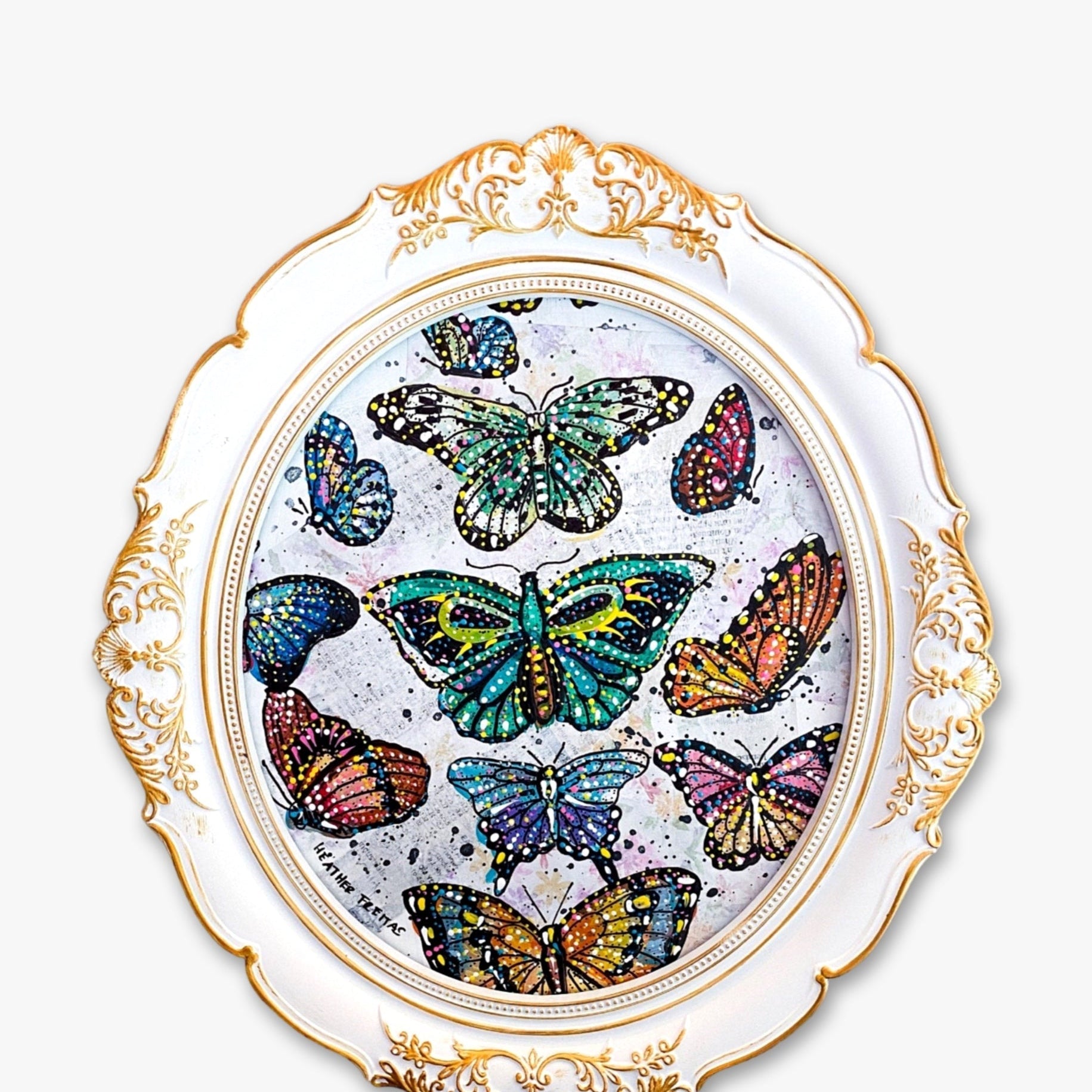 Butterfly Blue - Heather Freitas - fine art home deccor