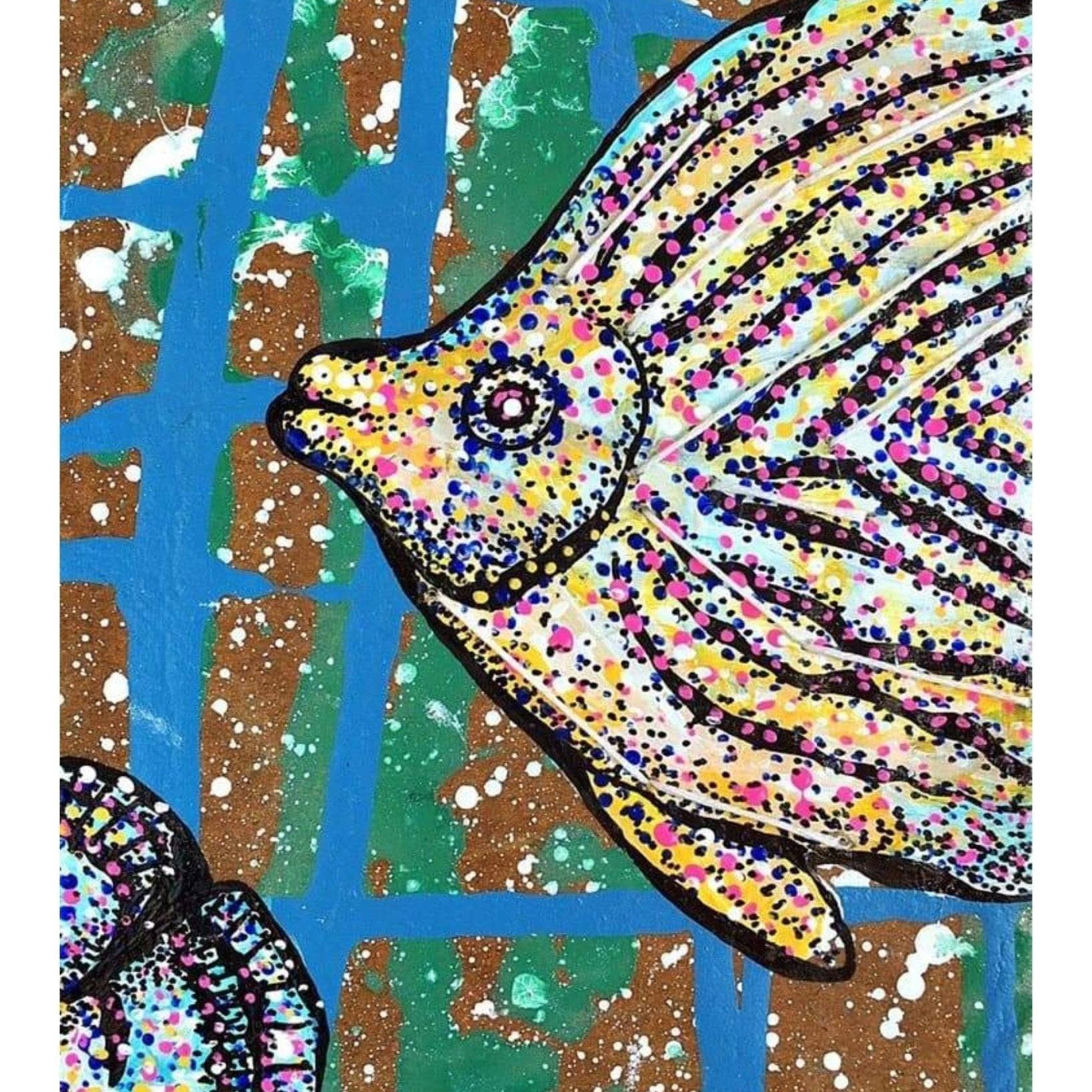 Butterfly fish - Heather Freitas - fine art home deccor