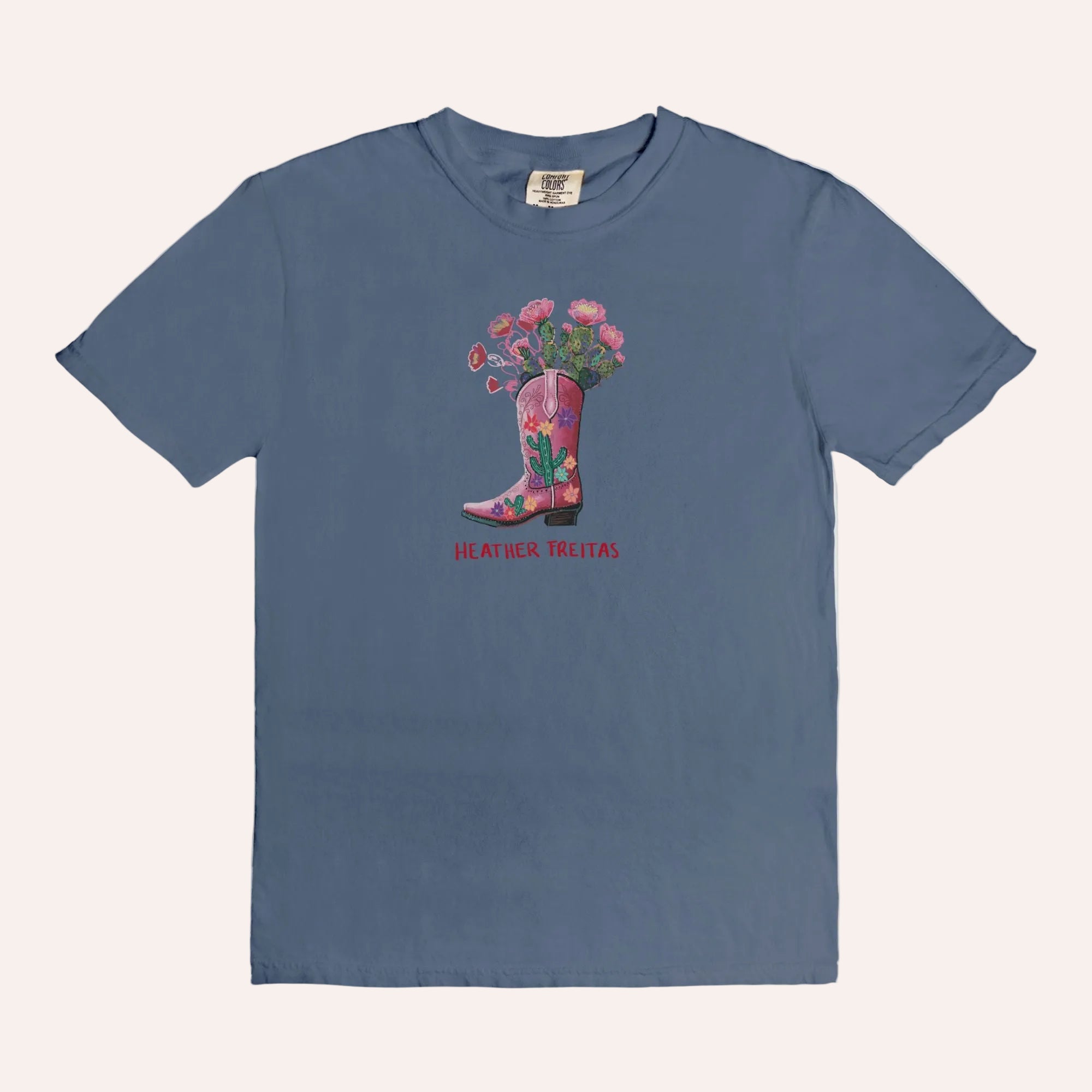 Cowgirl Cactus Boot Tee