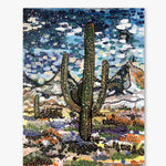 Cactus Peaks ( Original Painting ) - Heather Freitas - fine art home deccor