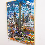Cactus Peaks ( Original Painting ) - Heather Freitas - fine art home deccor
