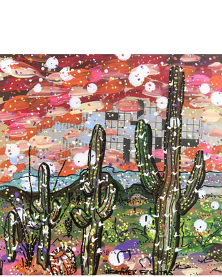 Cactus Skies - Heather Freitas - fine art home deccor