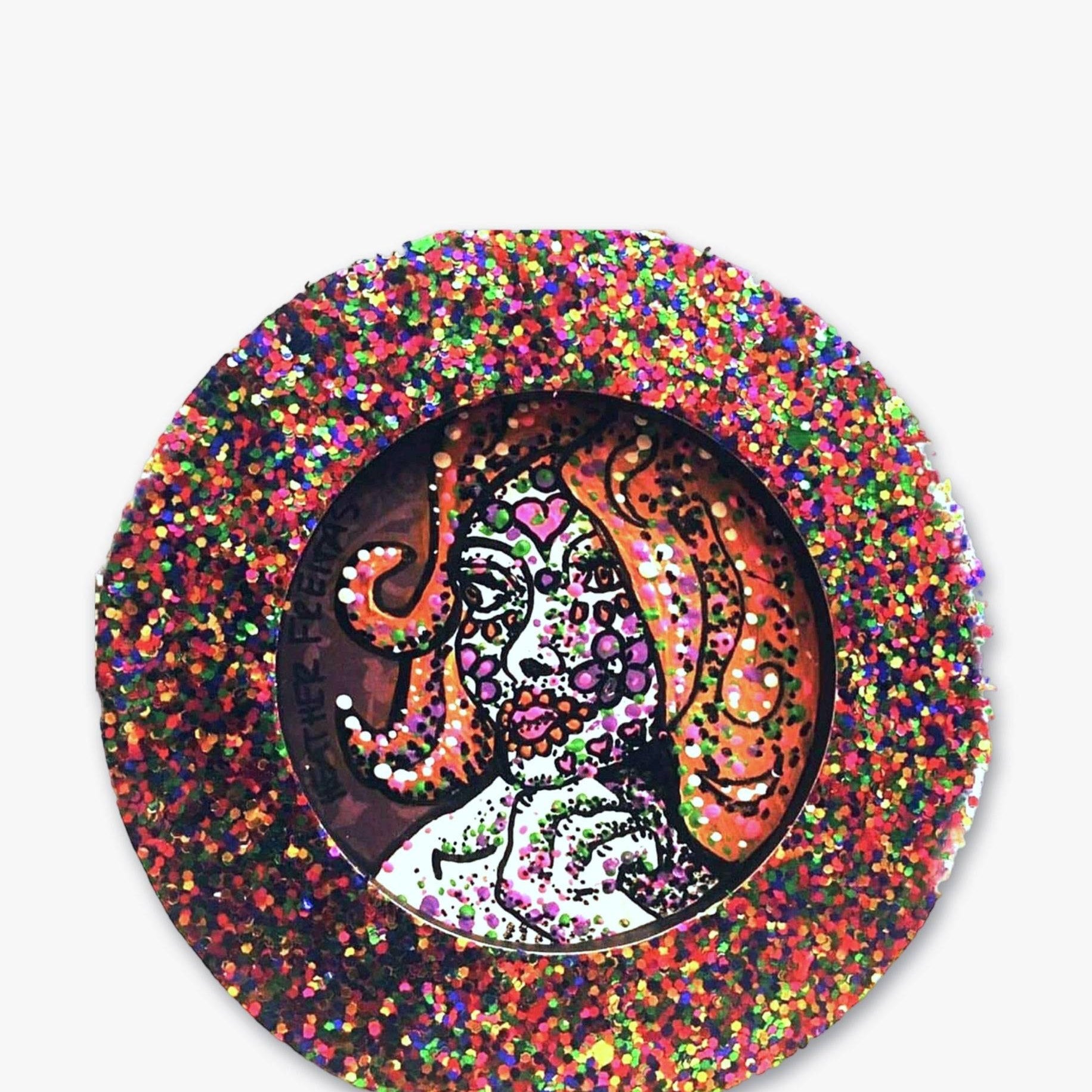 Candy Skull Mini - Heather Freitas - fine art home deccor