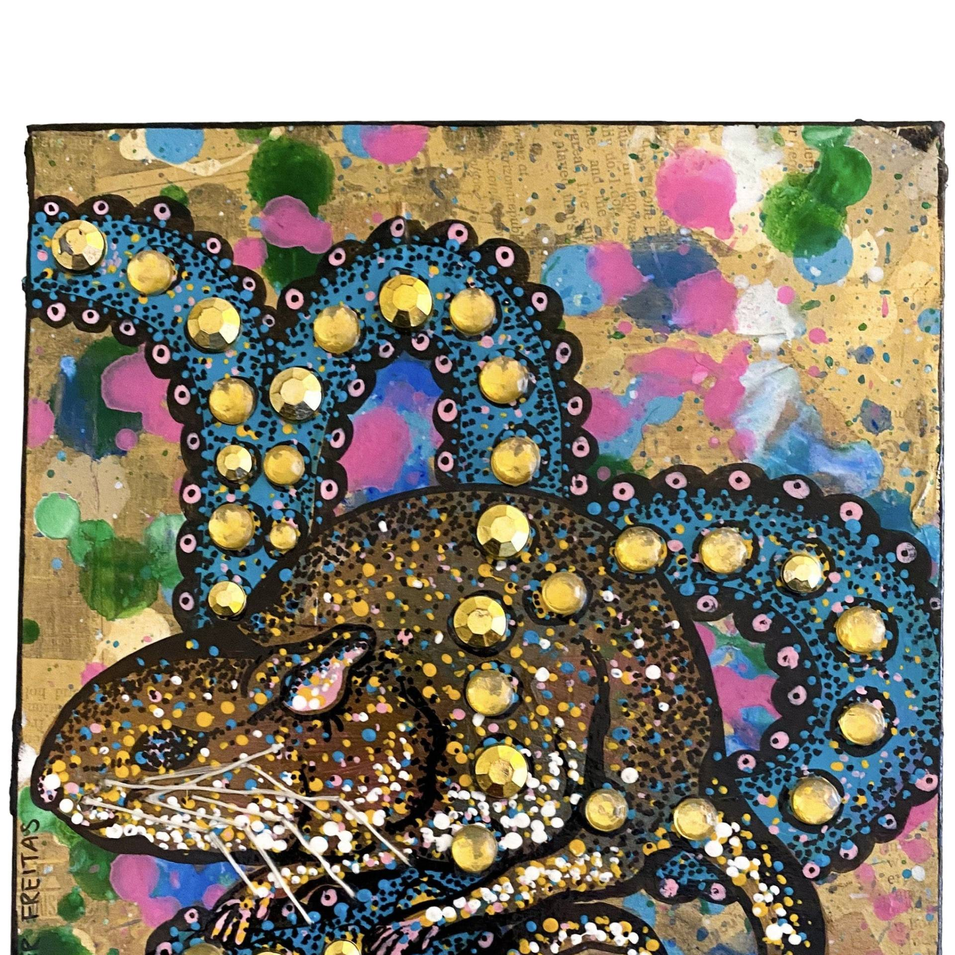 Capricorn Rabbit Rat - Heather Freitas - fine art home deccor