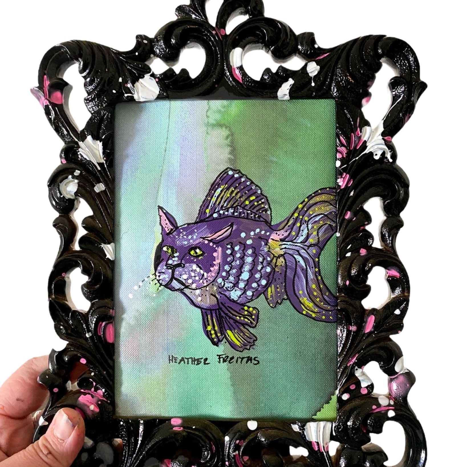 Cat Fish - Oddities Collection - Heather Freitas - fine art home deccor