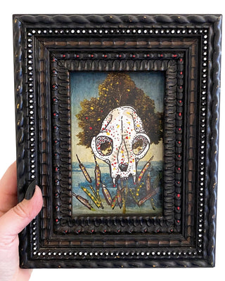 Cat Skull Study - Heather Freitas - fine art home deccor