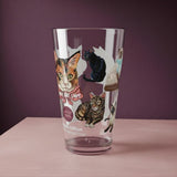 Crazy Cat Lady 16oz Collectors Glass
