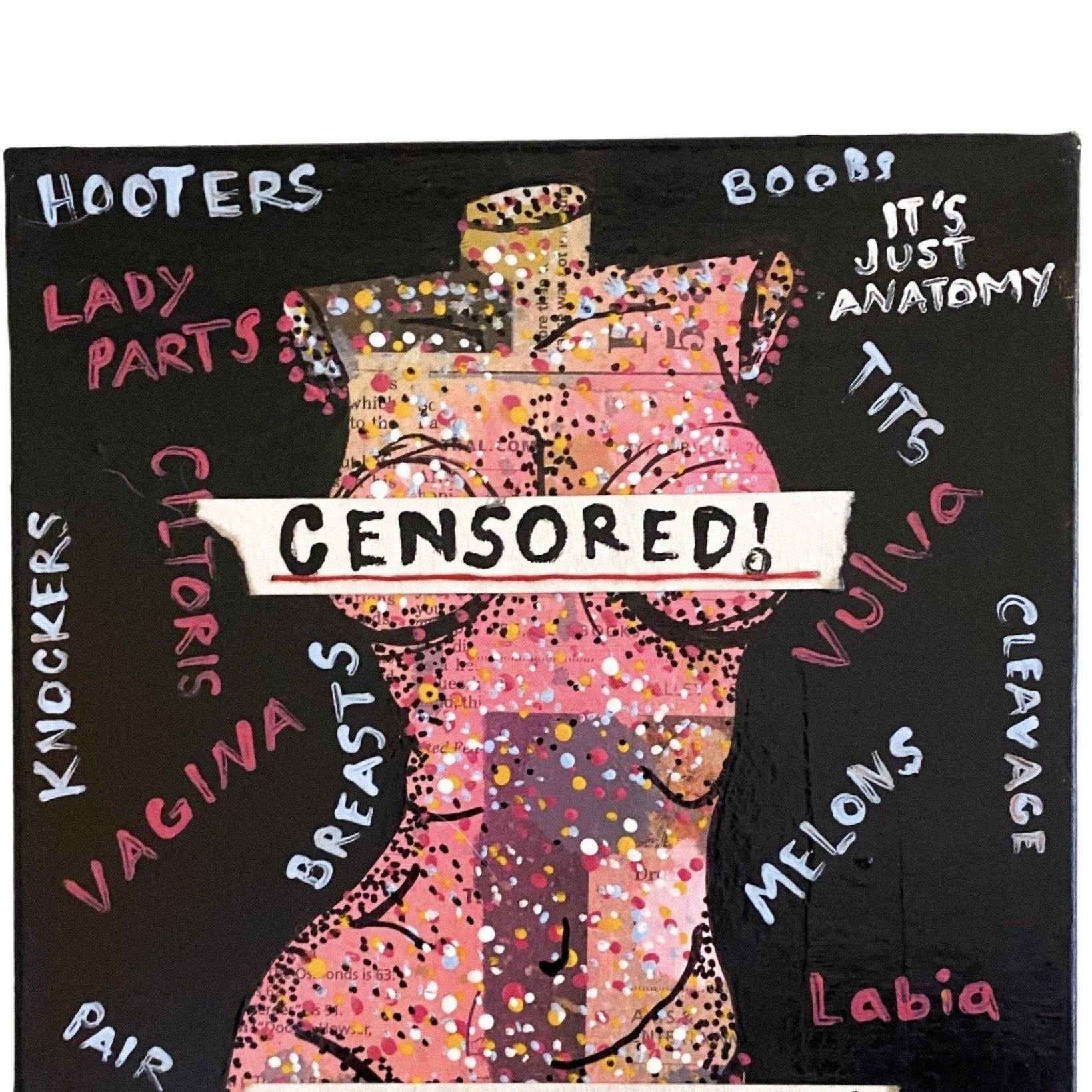 Censored - Heather Freitas - fine art home deccor