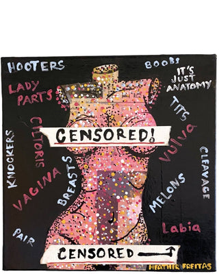Censored - Heather Freitas - fine art home deccor